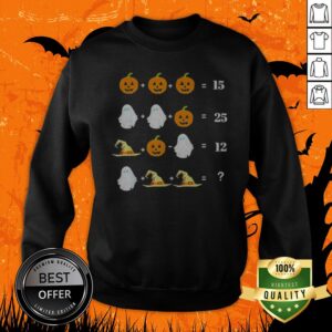 Alternative view of Nice Halloween Math Equations For Math Teachers Shirt