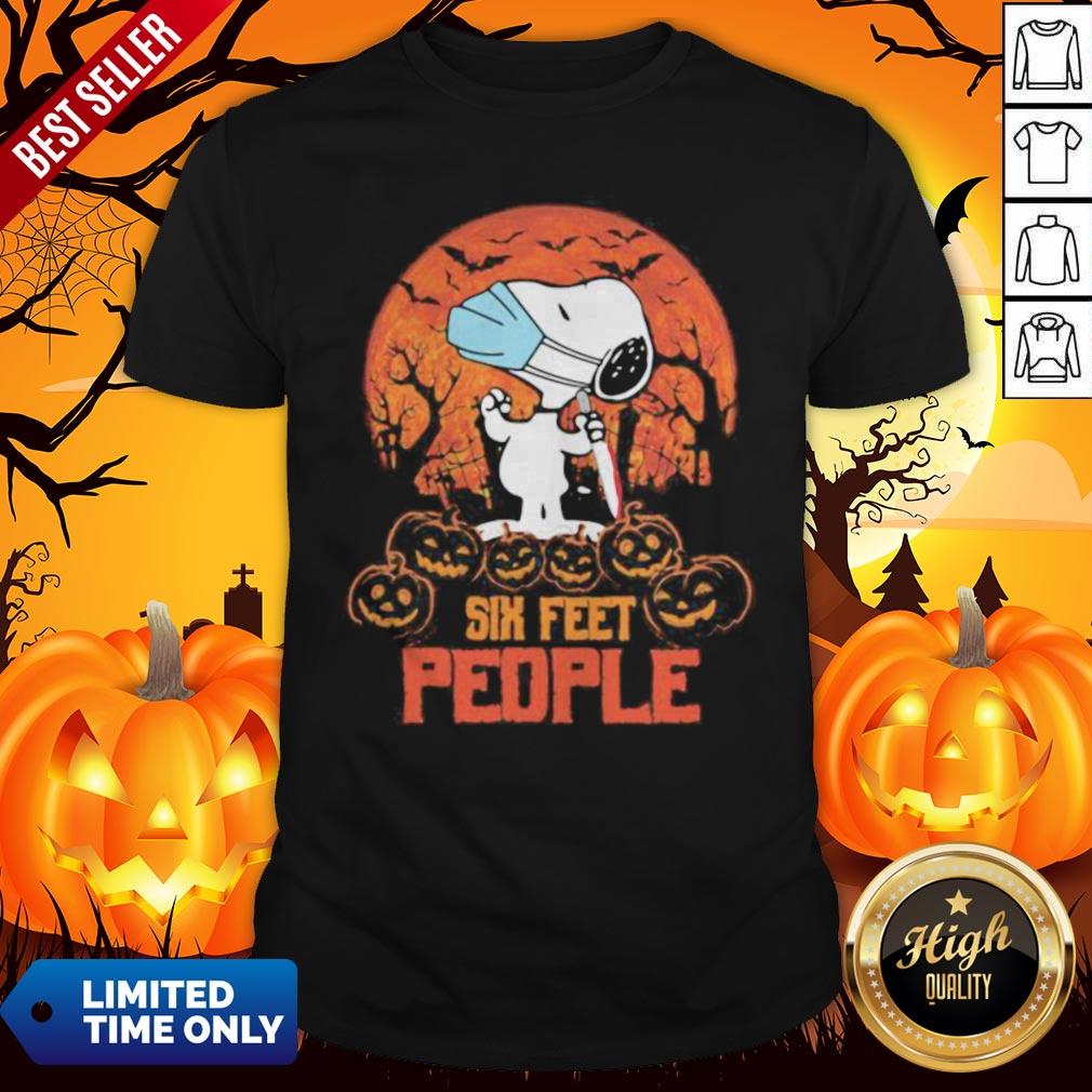 Nice Halloween Snoopy Six Feet People Pumpkins Shirt