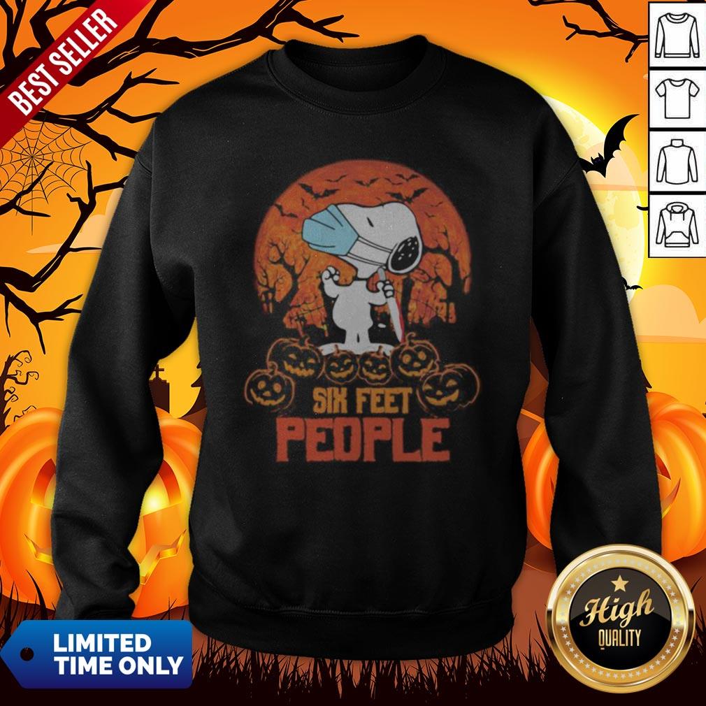 Nice Halloween Snoopy Six Feet People Pumpkins Shirt - Image 5