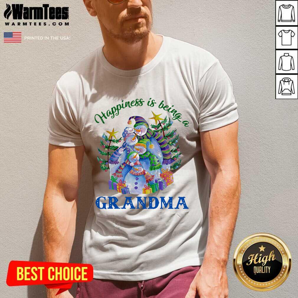 Nice Happiness Is Being A Grandma Shirt - Image 5