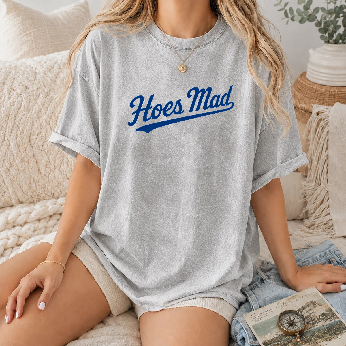 Nice Hoes Mad Script Logo Internet Meme Shirt - Image 8