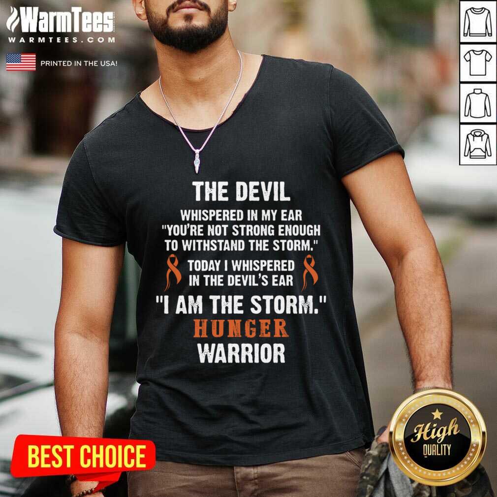 Nice Hunger Disease Warrior I Am The Storm Hunger Disease Shirt - Image 4
