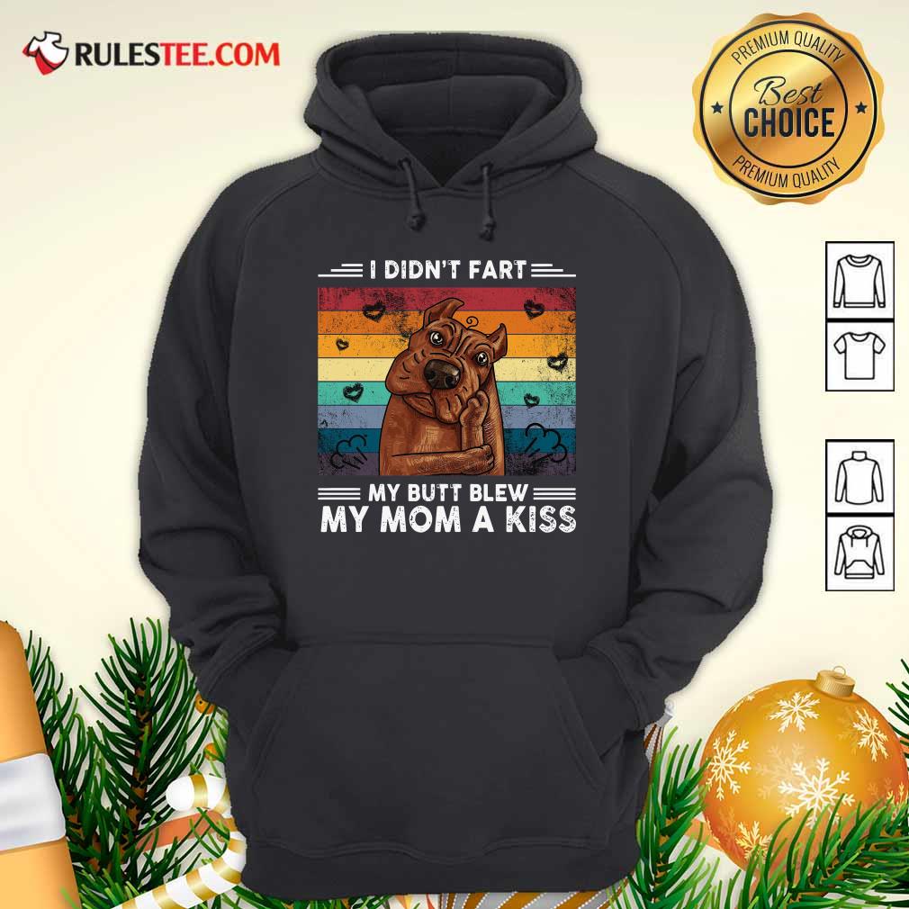 Nice I Didn’t Fart My Butt Blew My Mom A Kiss Vintage Retro Shirt - Image 2