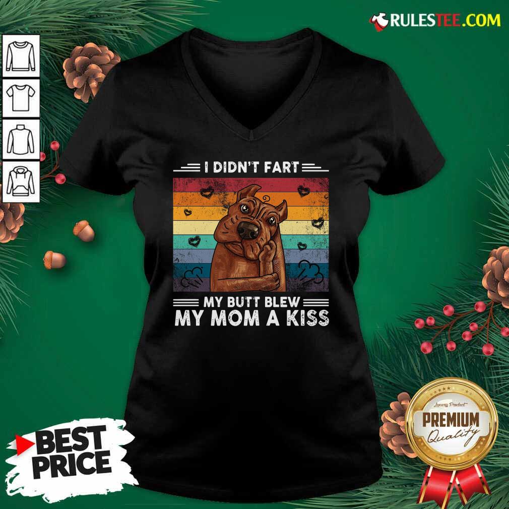 Nice I Didn’t Fart My Butt Blew My Mom A Kiss Vintage Retro Shirt - Image 3