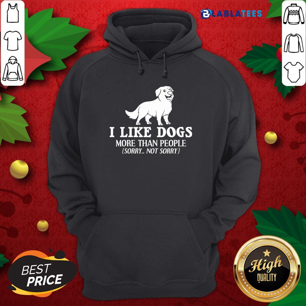 Nice I Like Dogs More Than People Bernese Mountain Puppies Shirt - Image 2