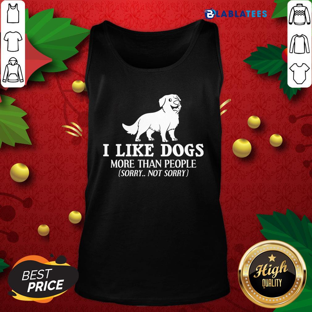 Nice I Like Dogs More Than People Bernese Mountain Puppies Shirt - Image 4