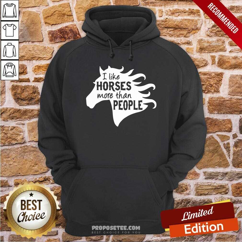 Nice I Like Horse More Than People Shirt - Image 2