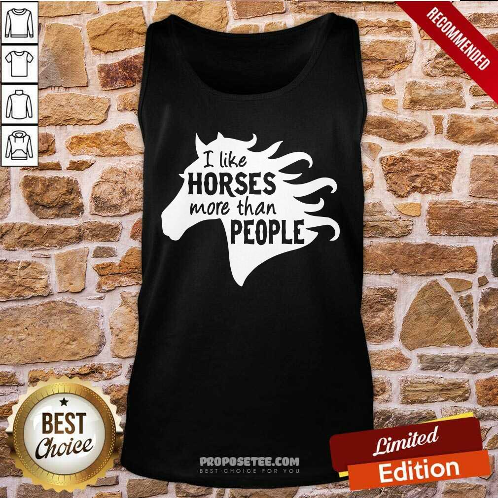 Nice I Like Horse More Than People Shirt - Image 4