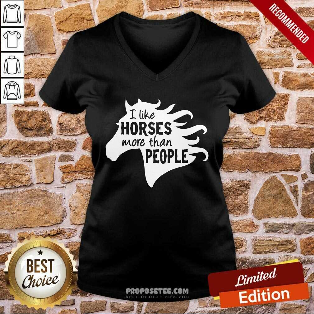 Nice I Like Horse More Than People Shirt - Image 3