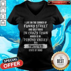 Alternative view of Nice I Live On The Corner Of Funny Street Shirt
