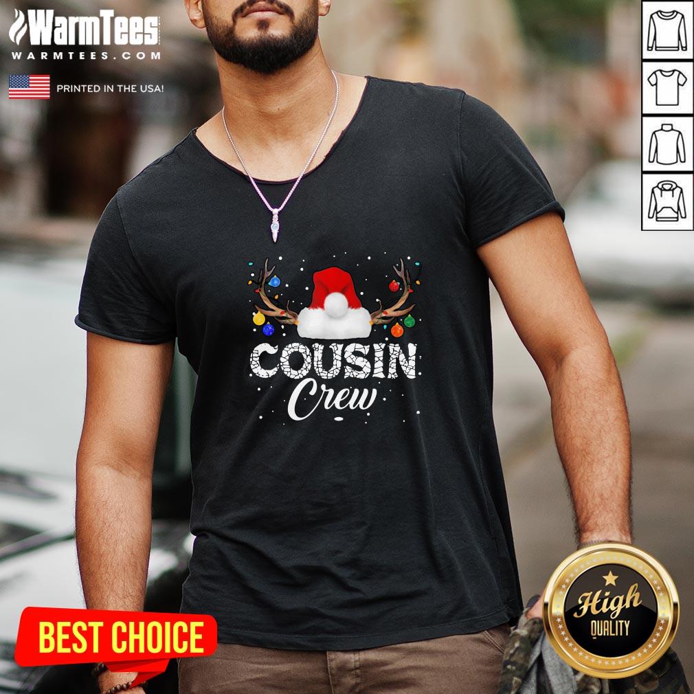 Nice I Love Santa Cousin Crew Shirt - Image 2