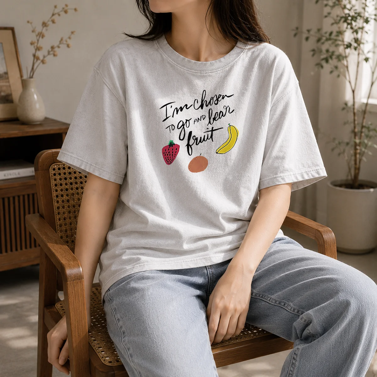 Nice I'm Chosen To Go And Bear Fruit Inspirational Quote Shirt - Image 7