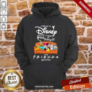 Alternative view of Nice I Speak In Disney Song Lyrics And Friends Quotes Shirt
