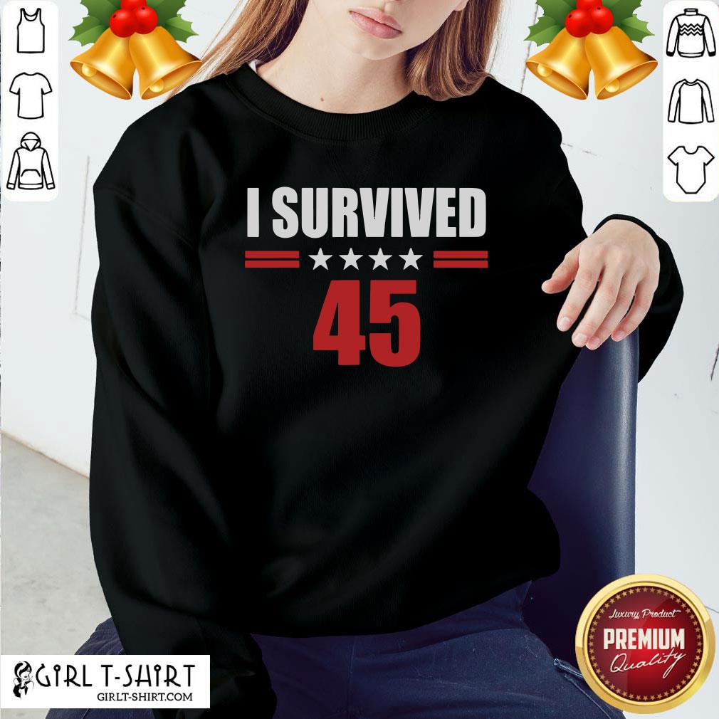 Nice I Survived 45 2020 Presidential Election Shirt - Image 4
