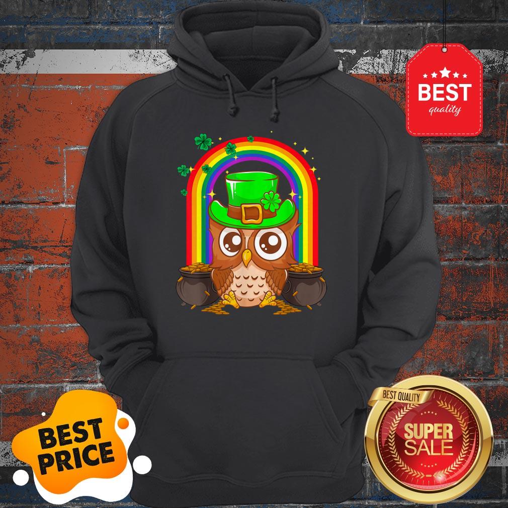 Nice Irish Leprechaun Owl Funny St. Patrick’s Day Shirt - Image 3