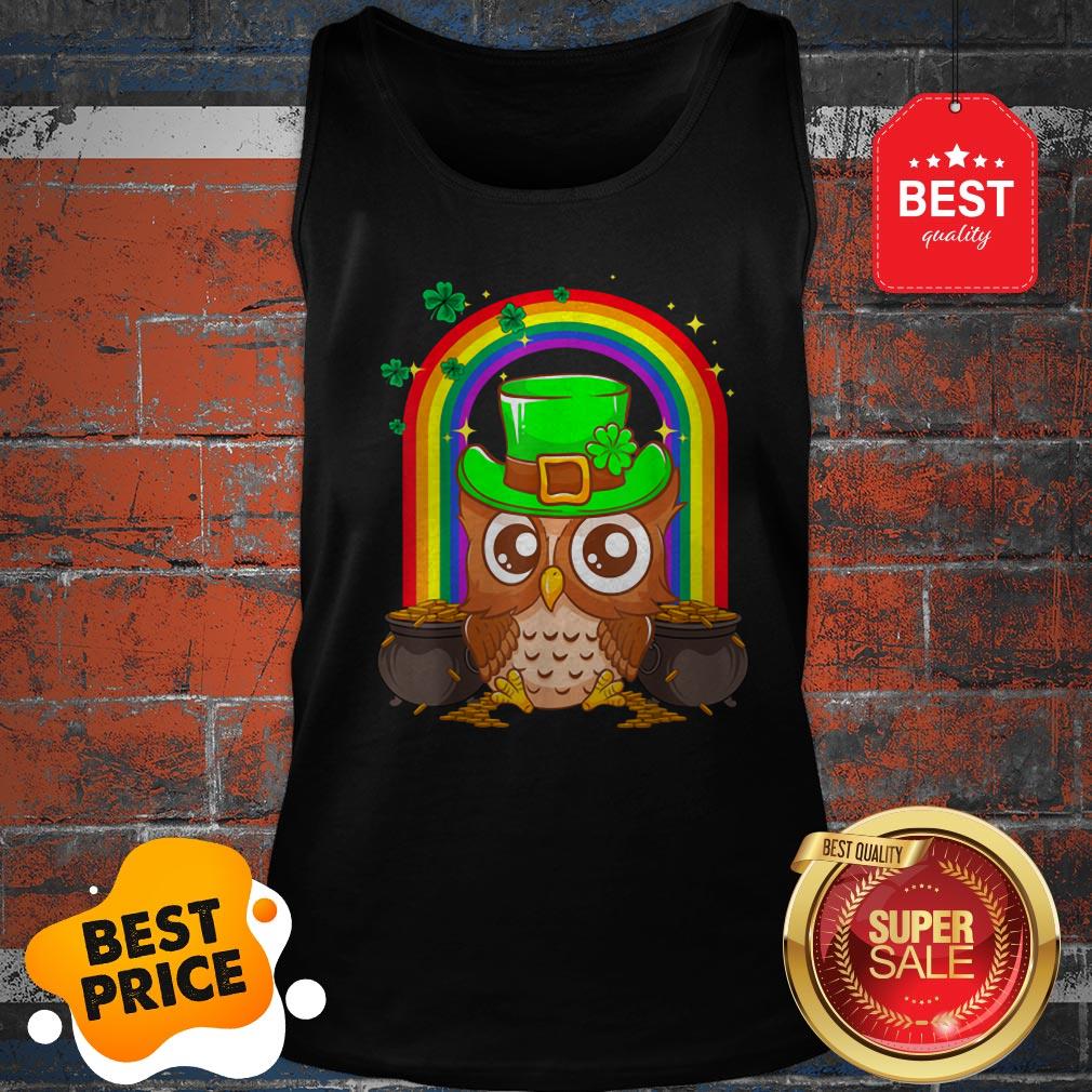 Nice Irish Leprechaun Owl Funny St. Patrick’s Day Shirt - Image 5