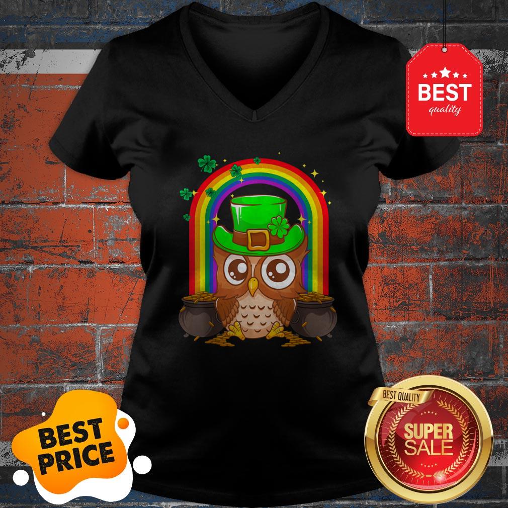 Nice Irish Leprechaun Owl Funny St. Patrick’s Day Shirt - Image 4