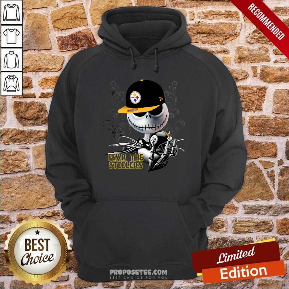 Nice Jack Skellington Fear The Pittsburgh Steelers Shirt - Image 2