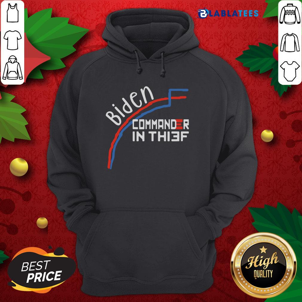 Nice Joe Biden Commander In Thief Benford’s Law Trump Shirt - Image 3