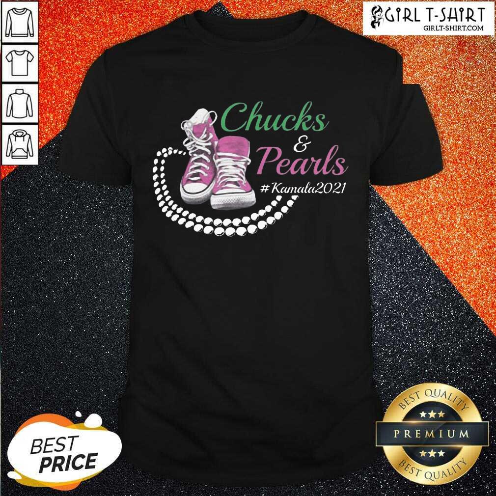 Nice Kamala Harris Chucks And Pearls Aka Sorority 1908 Shirt