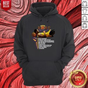 Alternative view of Nice Kobe Bryant Born Legend Living In Our Heart Shirt