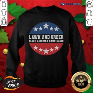 Alternative view of Nice Laven And Order Make America Make Again Stars Election Shirt