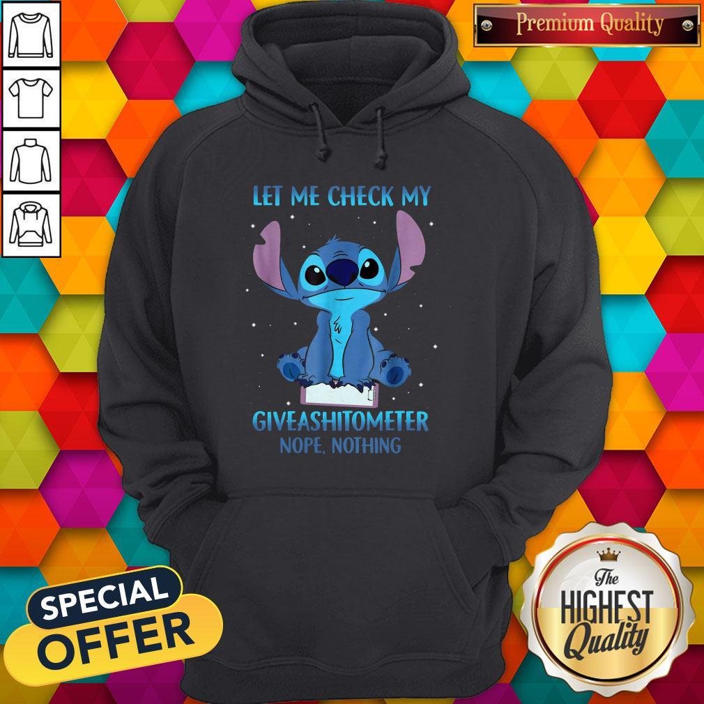 Nice Let Me Check My Giveashitometer Nope Nothing Shirt - Image 5