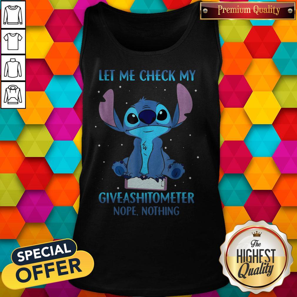 Nice Let Me Check My Giveashitometer Nope Nothing Shirt - Image 3