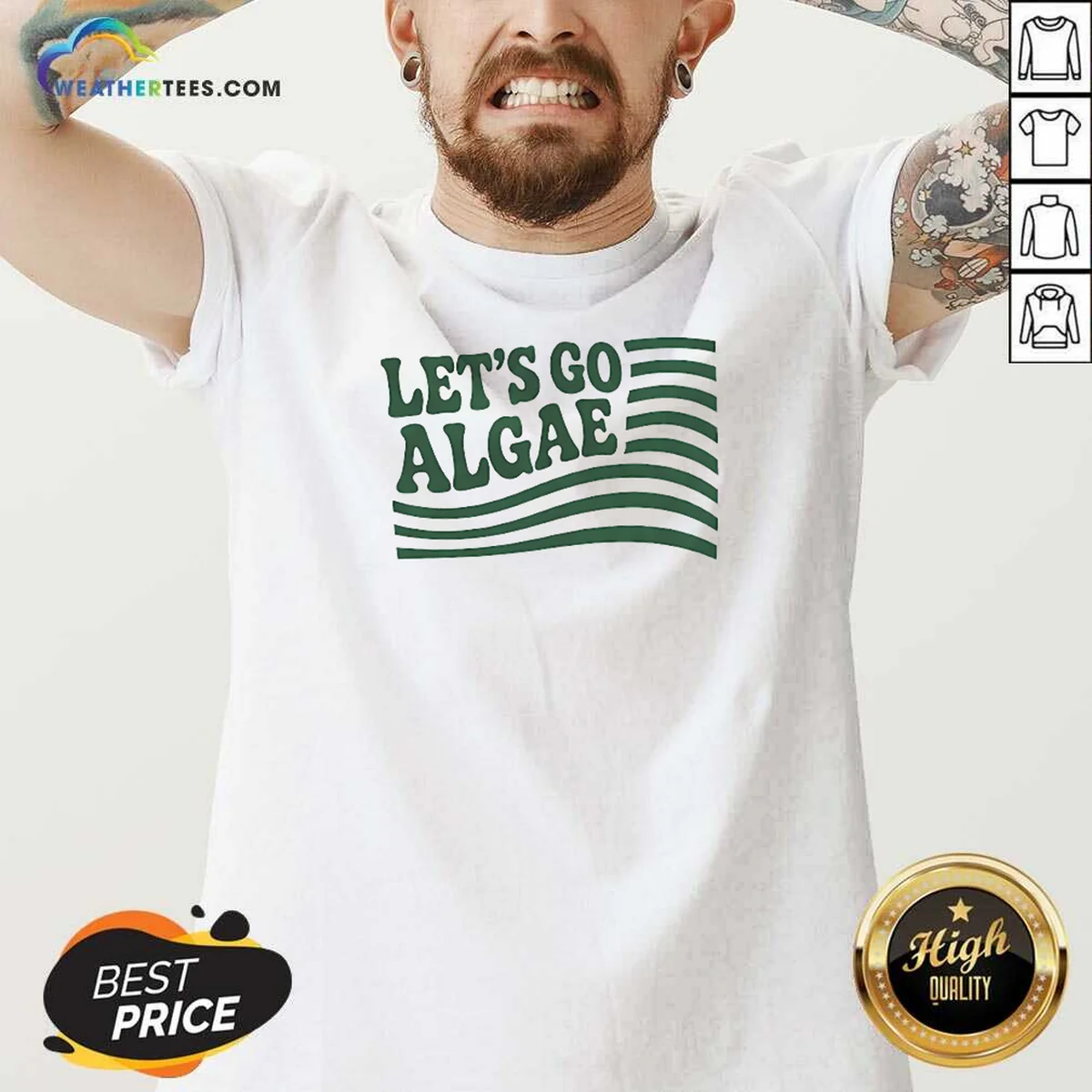Nice Lets Go Algae Reflecting Pool Green Again Liberal Protest Team Algae Shirt - Image 2