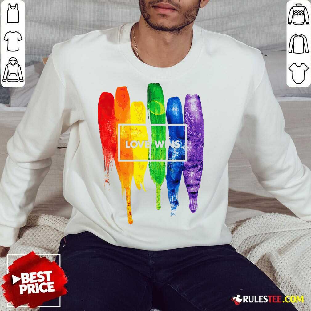Nice LGBT Love Wins Shirt - Image 5
