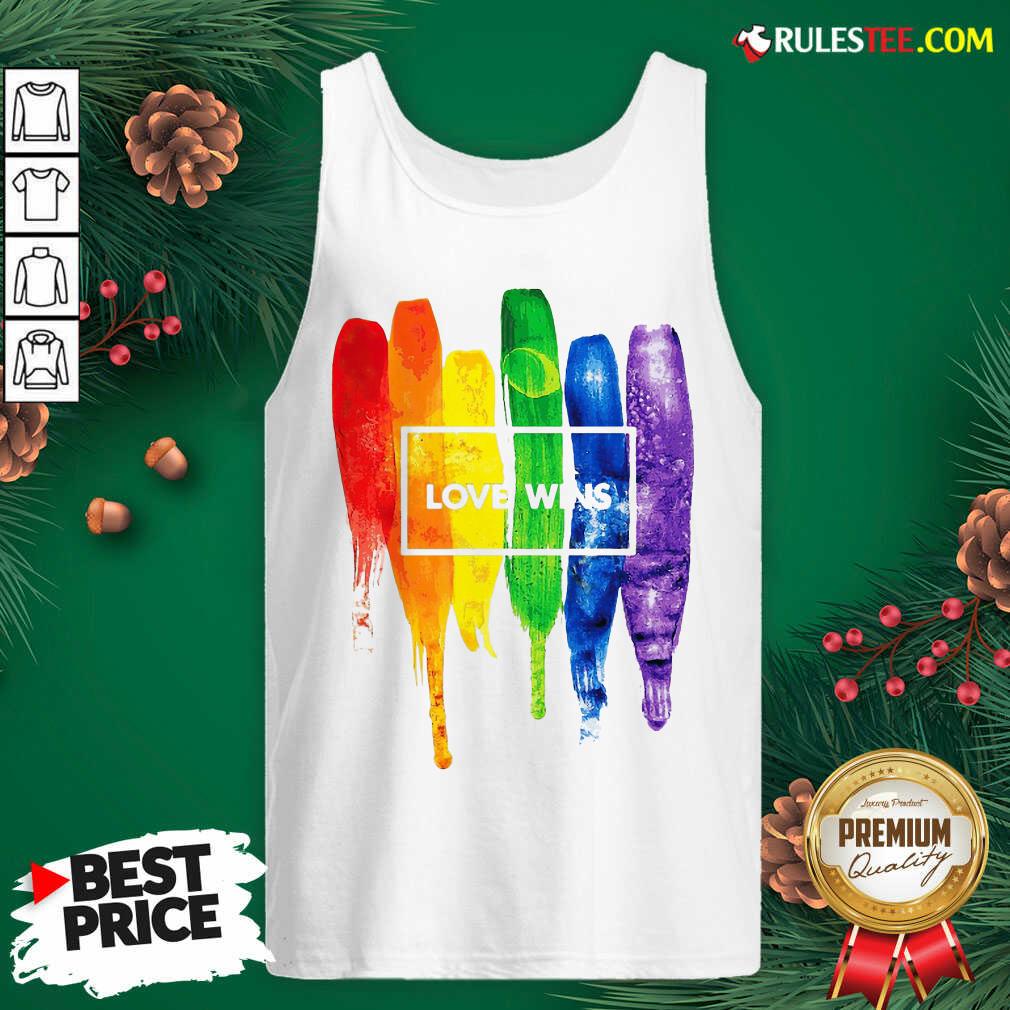 Nice LGBT Love Wins Shirt - Image 4