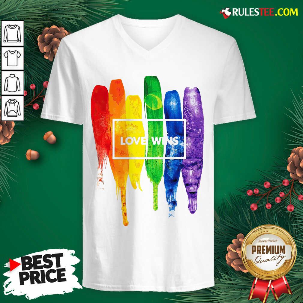Nice LGBT Love Wins Shirt - Image 3