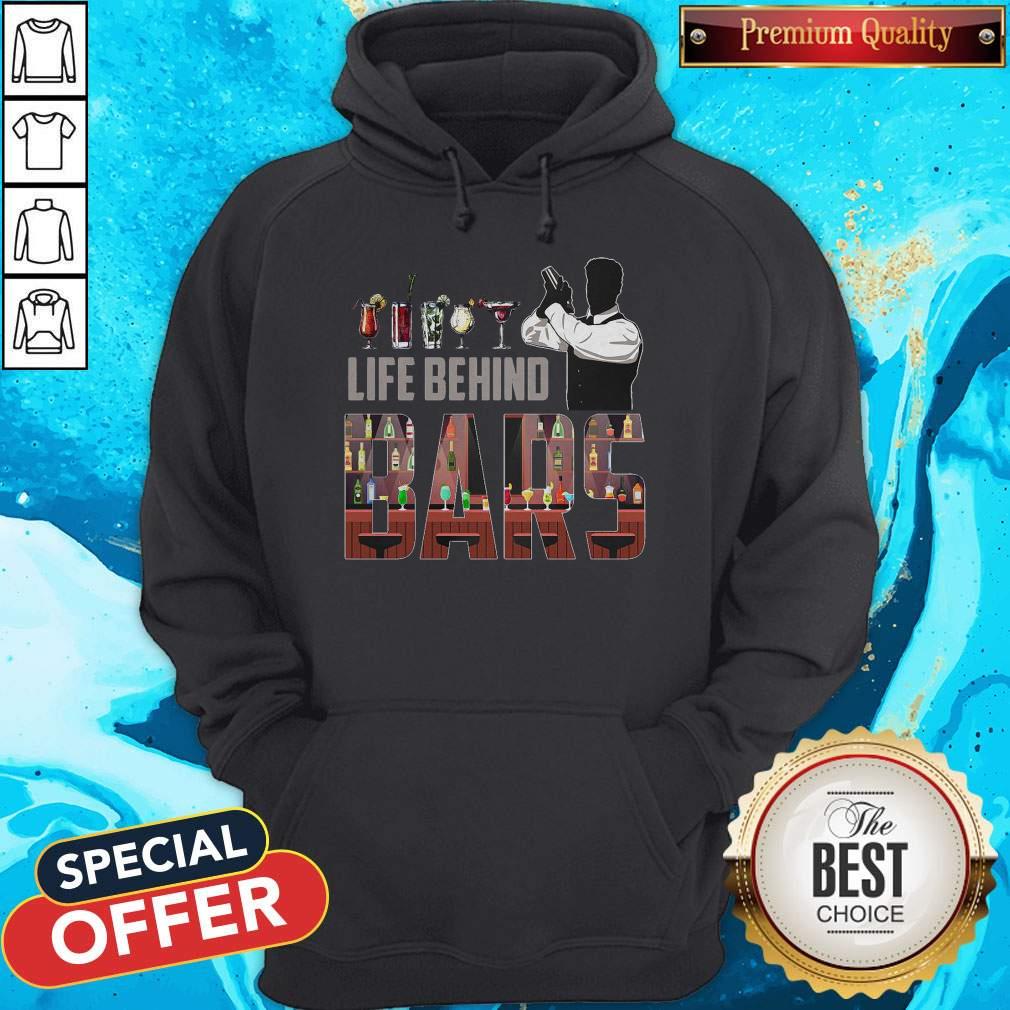 Nice Life Behind Bars Bartender Shirt - Image 3