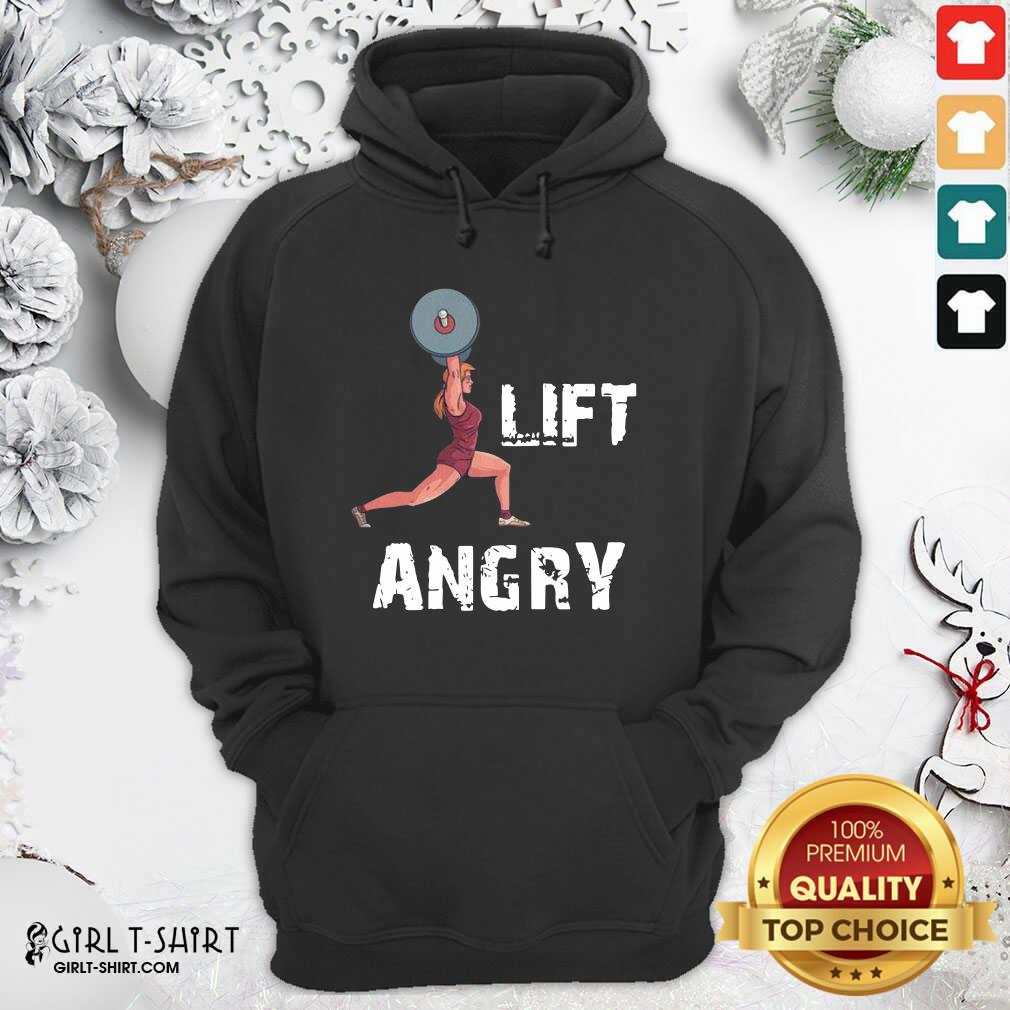 Nice Lift Angry Women Weightlifting Gear Shirt - Image 5