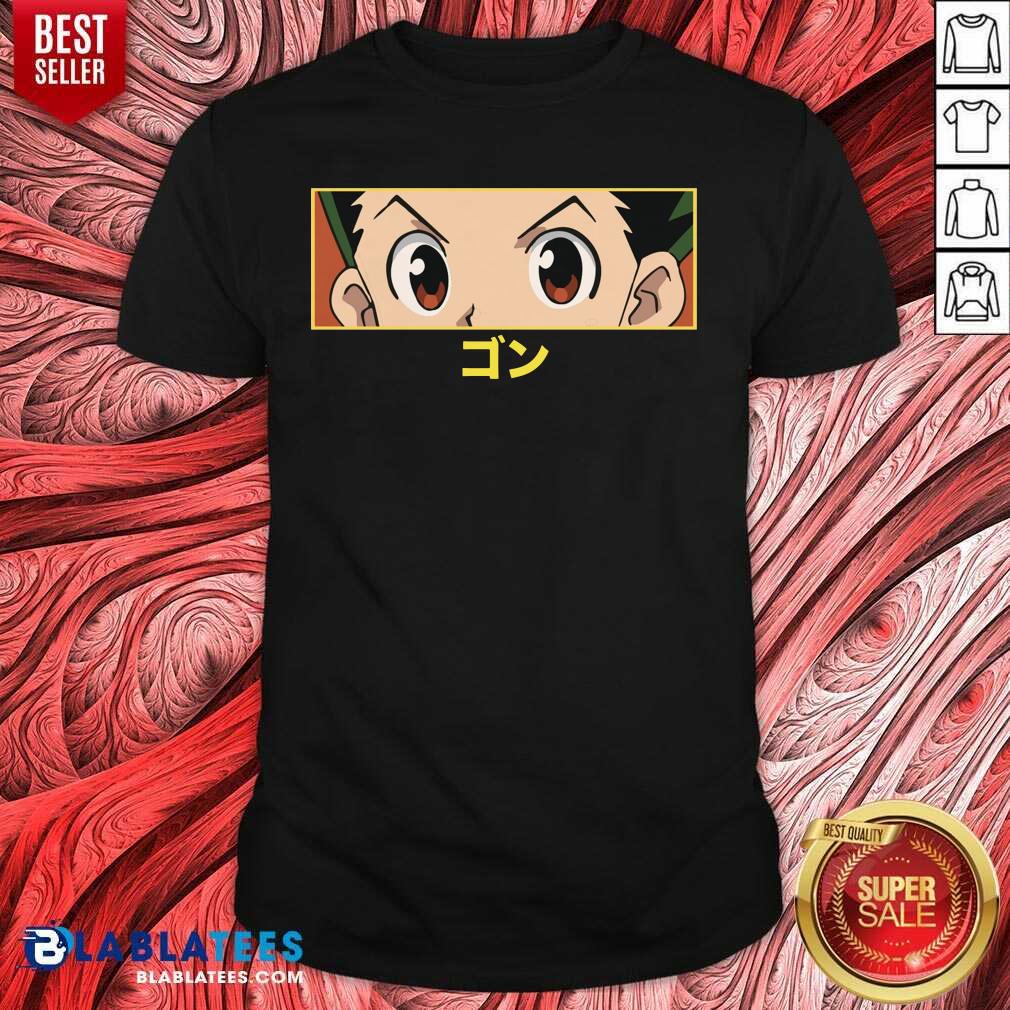 Nice Limited Edition Hypland X Hunter X Hunter Gon Eye Shirt