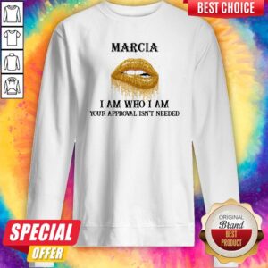 Alternative view of Nice Lips Diamond Marcia I Am Who I Am Your Approval Isn’t Needed Shirt