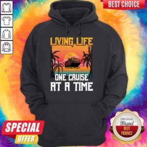 Alternative view of Nice Living Life One Cruise At A Time Sunset Shirt