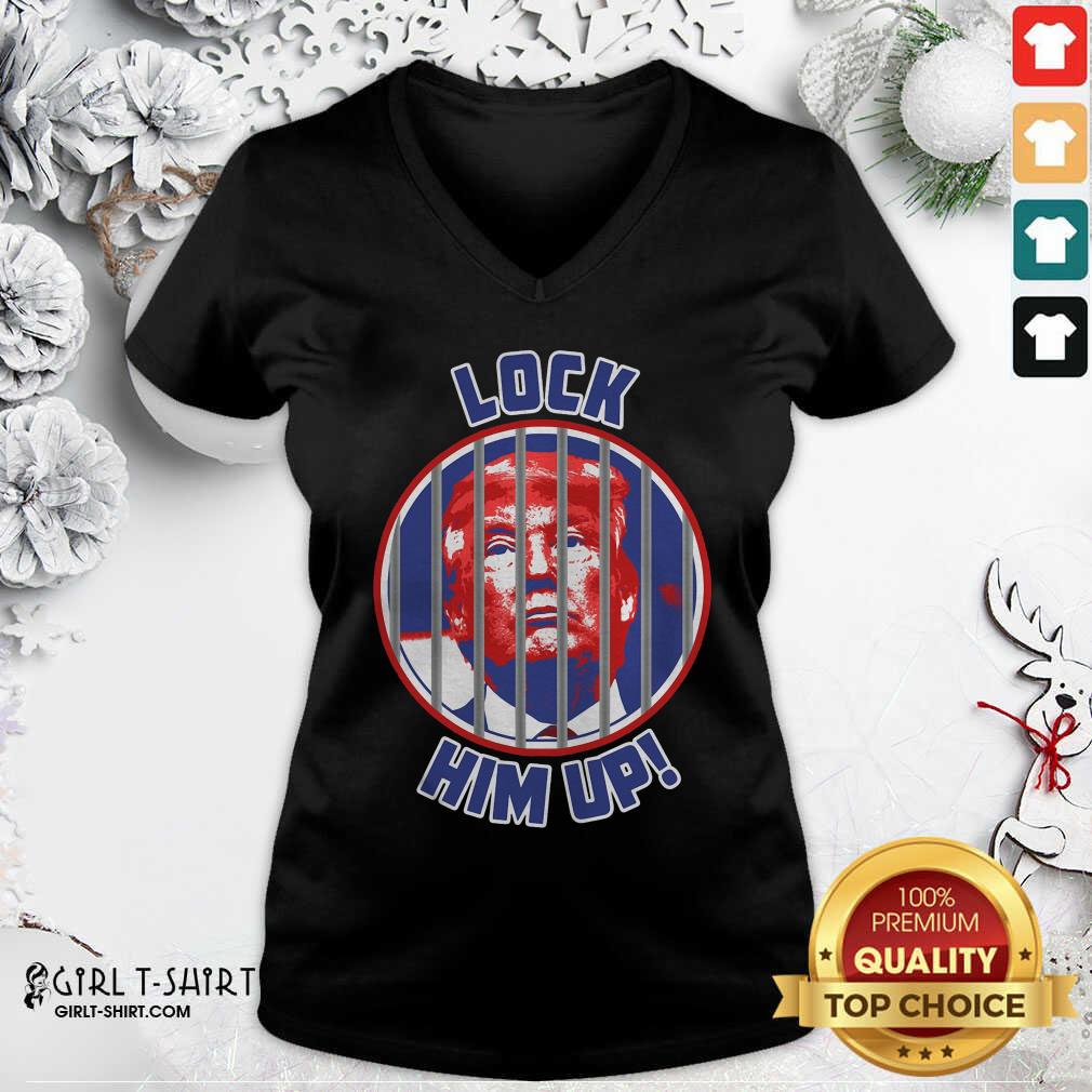 Nice Lock Him Up Anti Donald Trump Shirt - Image 3