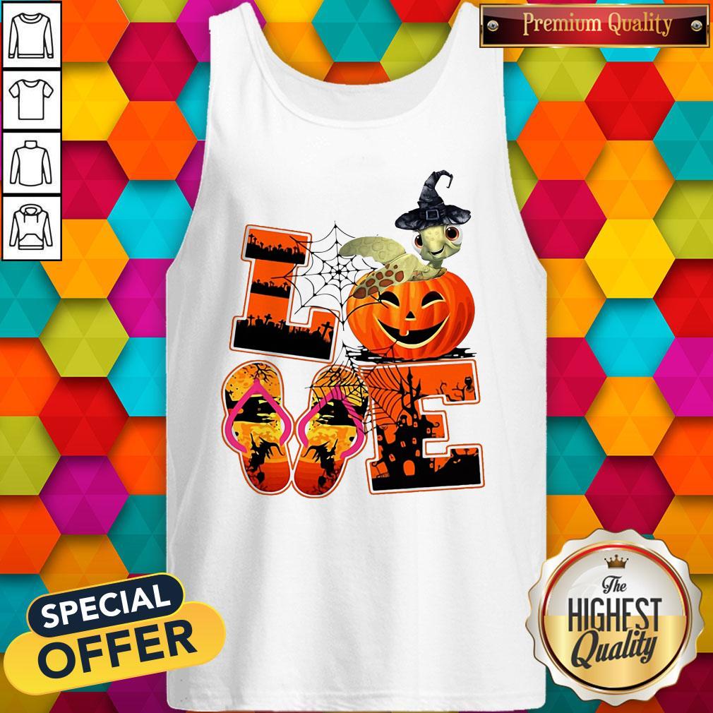 Nice Love Halloween Shorkie Witch Turtle Shirt - Image 4
