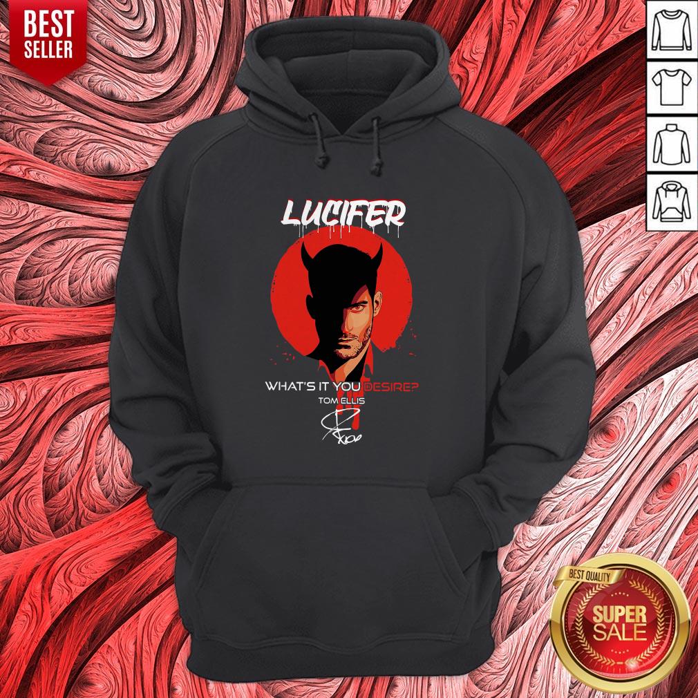Nice Lucifer What’s It You Desire Tom Ellis Signature Shirt - Image 5