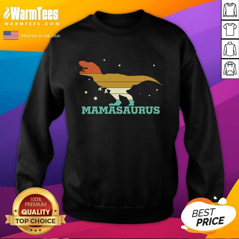 Nice Mamasaurus Funny Trex Mothers Day Shirt - Image 3