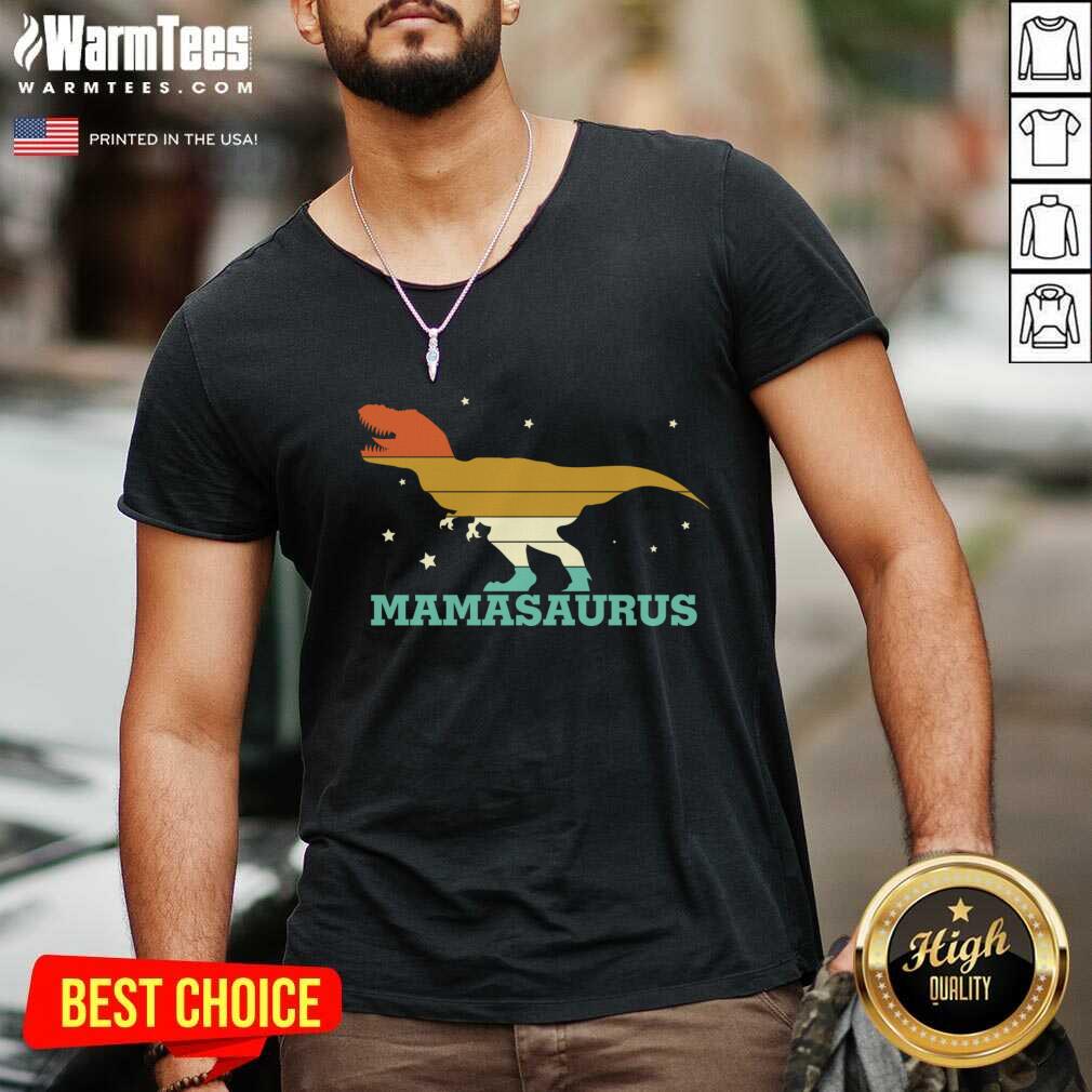 Nice Mamasaurus Funny Trex Mothers Day Shirt - Image 5