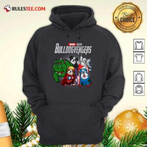 Alternative view of Nice Marvel Avengers Bulldog Bullvengers Shirt