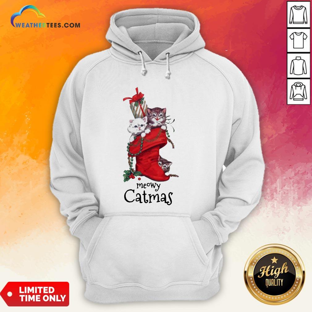 Nice Meowy Catmas Christmas Shirt - Image 5