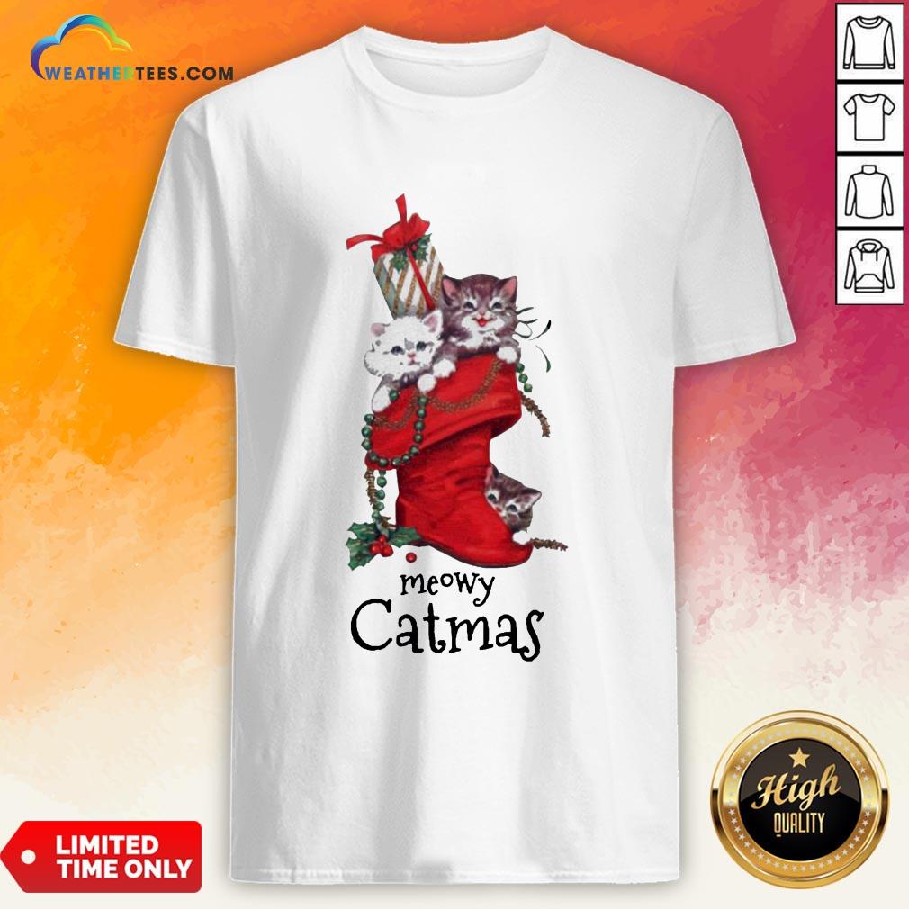 Nice Meowy Catmas Christmas Shirt