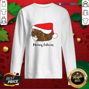 Alternative view of Nice Meowy Catmas Christmas Shirt