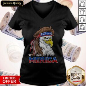Alternative view of Nice Merica Eagle Happy Independence Day Shirt