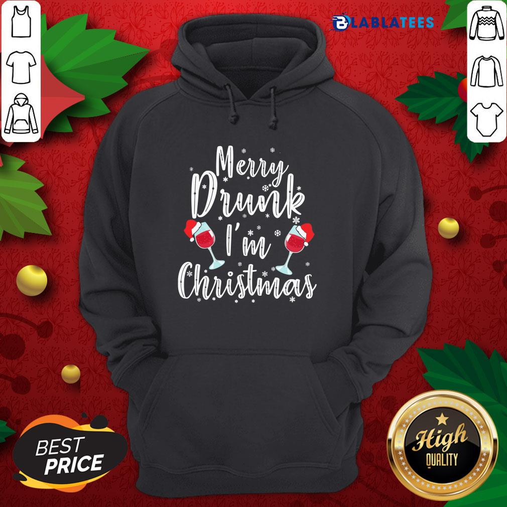 Nice Merry Drunk I'm Christmas Shirt - Image 3