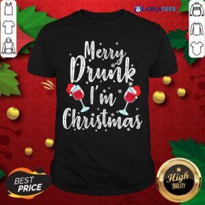 Nice Merry Drunk I'm Christmas Shirt