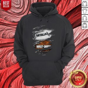 Alternative view of Nice Metallic Motor Harley Davidson Shirt